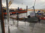 فيديو: قليل من الأمطار تكشف هشاشة البنية التحتية في ميناء يافا 